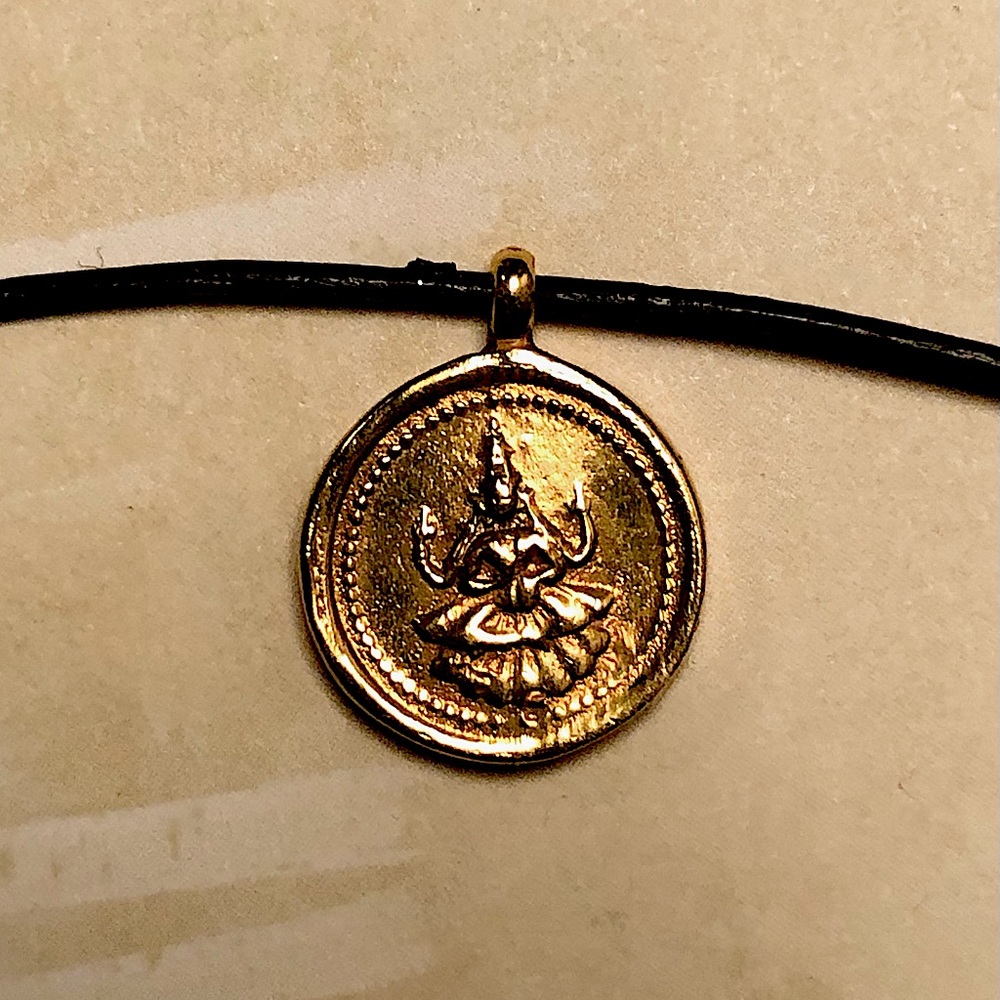 Sundance Gold Vermeil Eastern Zen Necklace.